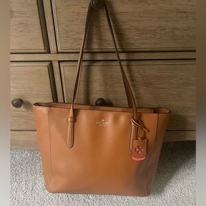 Kate Spade Brown Leather Tote Bag